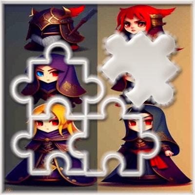 Curses Slide Puzzle By Gamepix