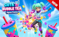 Sevimli Bubble Tea Yapboz Bulmacaları