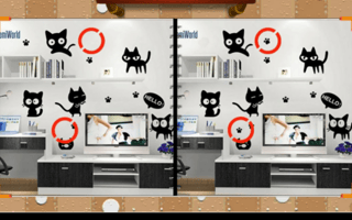 Cute Cat Room Differences