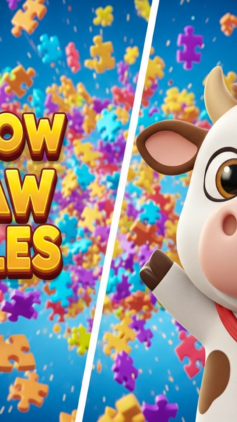 Cute Cow Jigsaw Puzzles