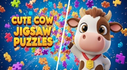 Cute Cow Jigsaw Puzzles