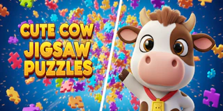 Cute Cow Jigsaw Puzzles thumbnail