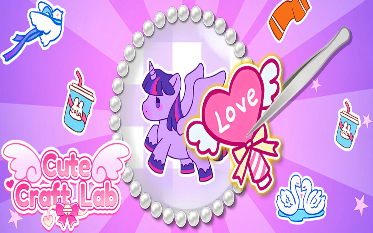 Play Cute Craft Lab — free online Dress Up game