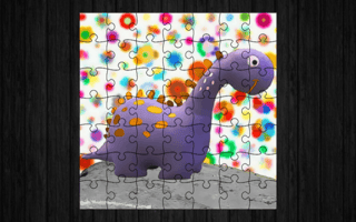 Cute Dinosaur Jigsaw game cover