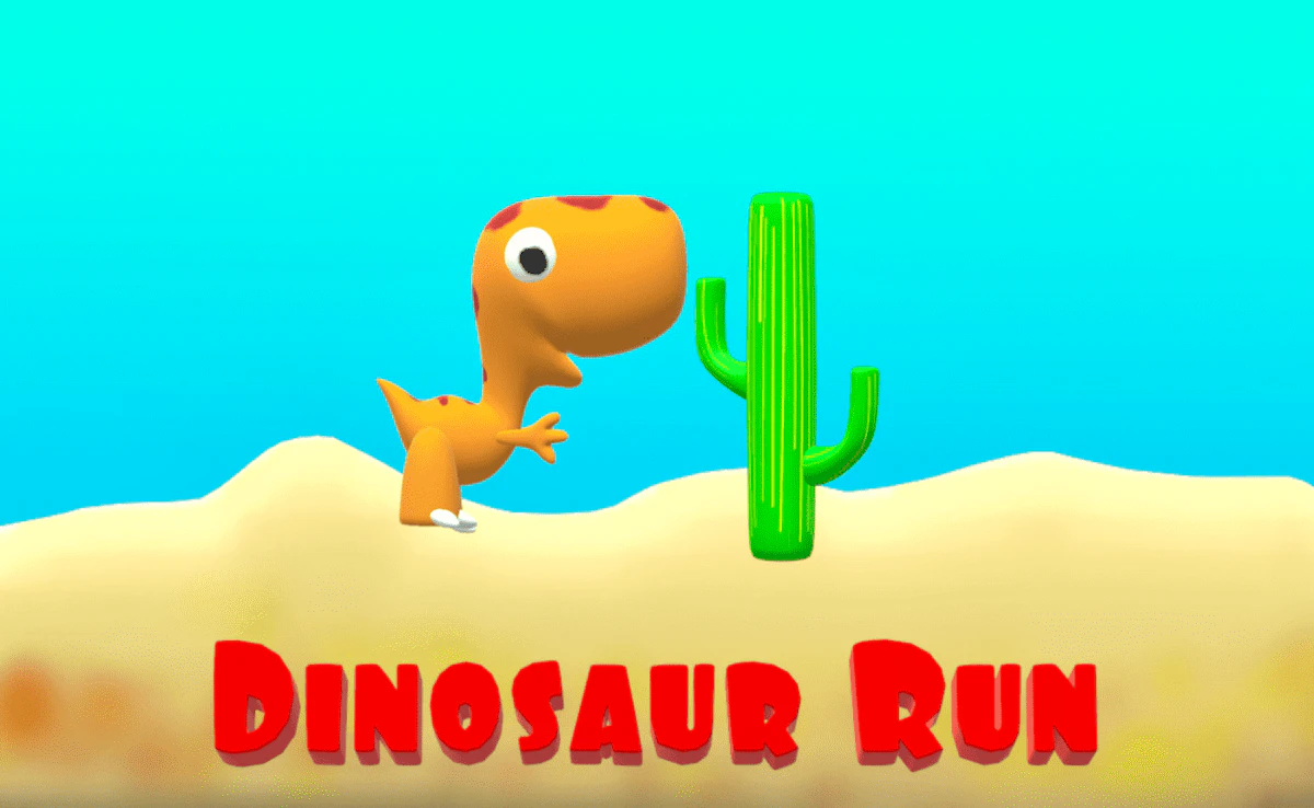 Play Cute Dinosaur Run — free online Dinosaur game