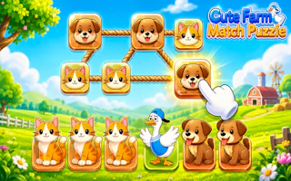 Cute Farm Match Puzzle