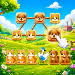Cute Farm Match Puzzle