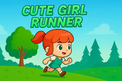 Cute Girl Runner