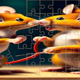 Cute Hamsters Picture piece