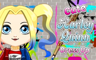 Cute Harley Quinn Dress Up game cover