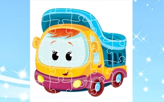 Cute Kids Trucks Jigsaw