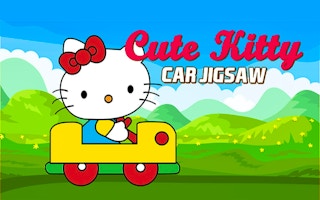 Cute Kitty Car Jigsaw game cover