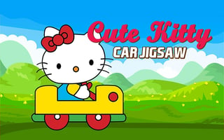 Cute Kitty Car Jigsaw game cover