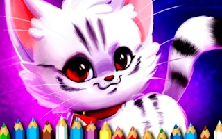 Cute Kitty Coloring Book game cover