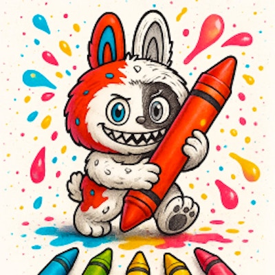 Cute Labubu Coloring Book for Kids By Gamepix