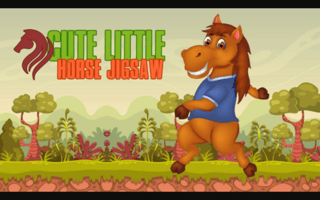 Cute Little Horse Jigsaw game cover