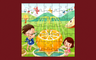 Cute Little Kids Jigsaw game cover