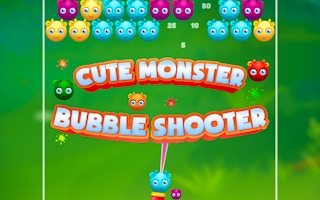 Cute Monster Bubble Shooter game cover