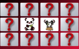 Cute Panda Memory Challenge game cover