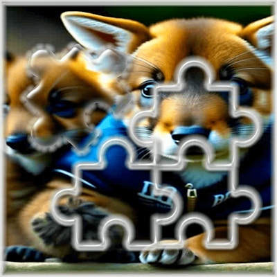 Cute Puppies Photo Frenzy Sliding Game By Gamepix
