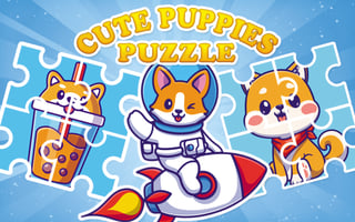 Cute Puppies Puzzle game cover