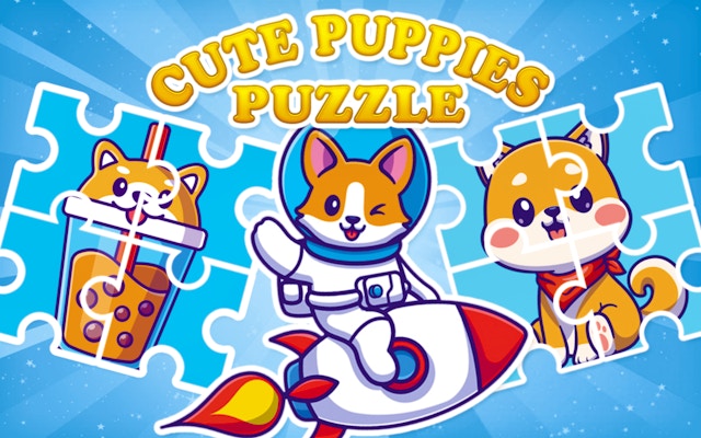 Cute Puppies Puzzle
