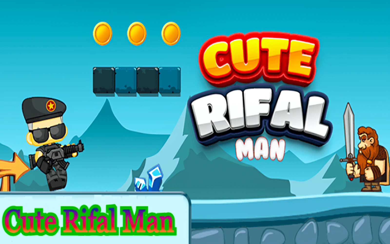 Cute Rifal Man — free online arcade game on Glaze Games