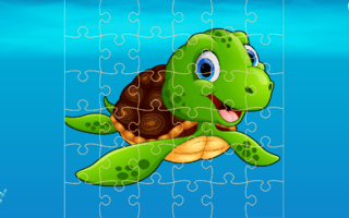 Cute Turtle Jigsaw Puzzles game cover