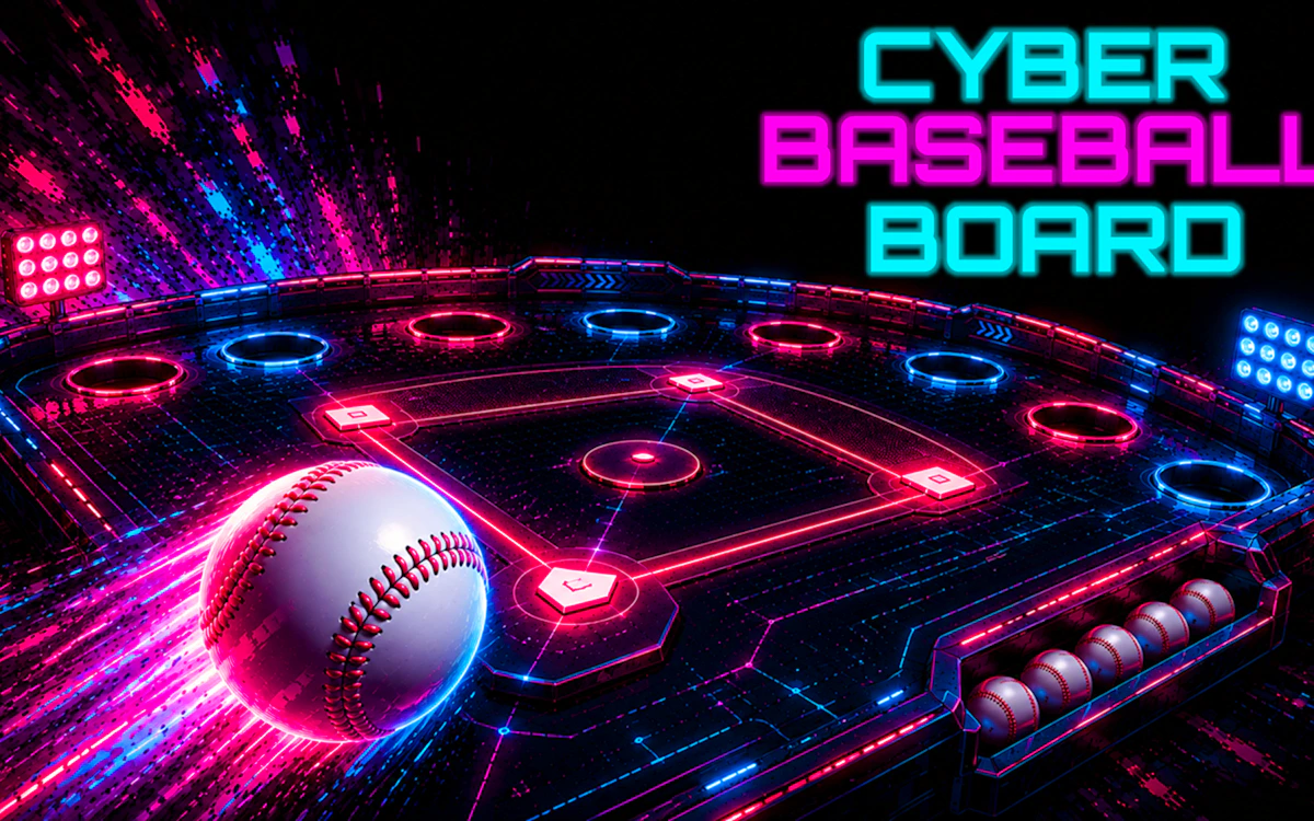 Cyber Baseball Board 🕹️ Play Now on GamePix