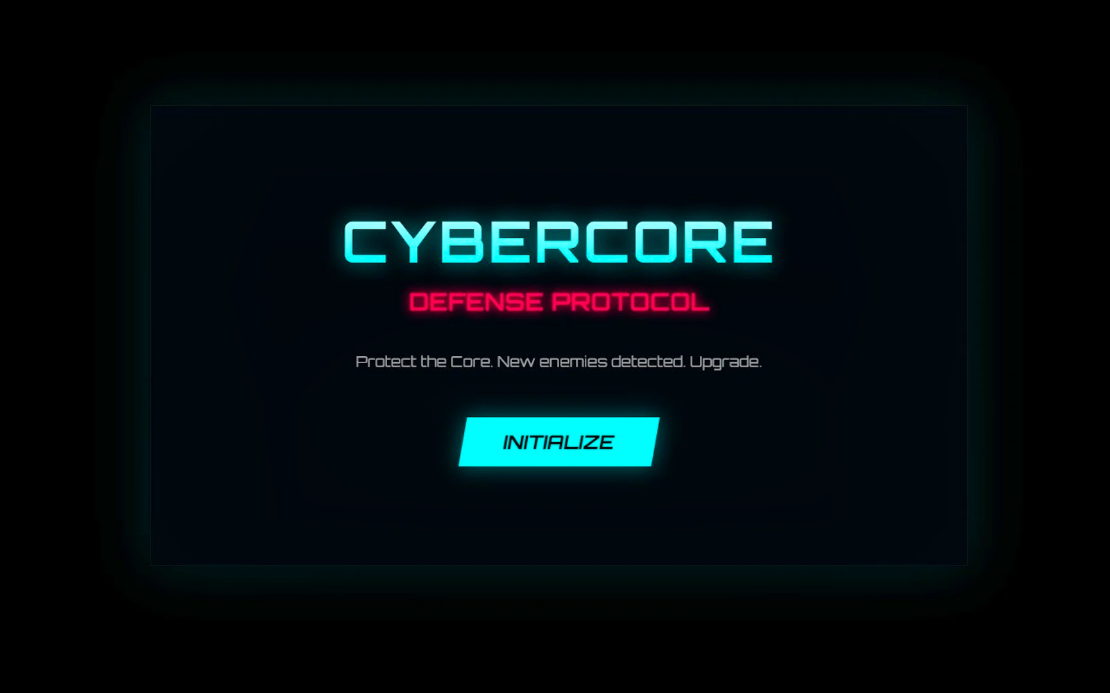CyberCore Defense Protocol — free online action game on Glaze Games