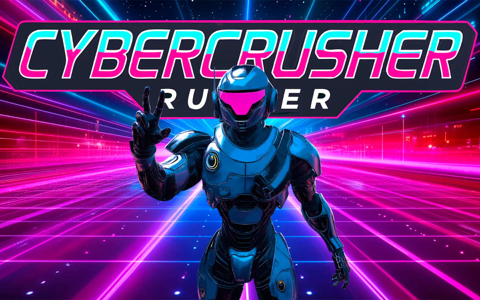 Cybercrusher Runner — free online arcade game on Glaze Games