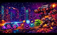 Cyberpunk Survival Shooter