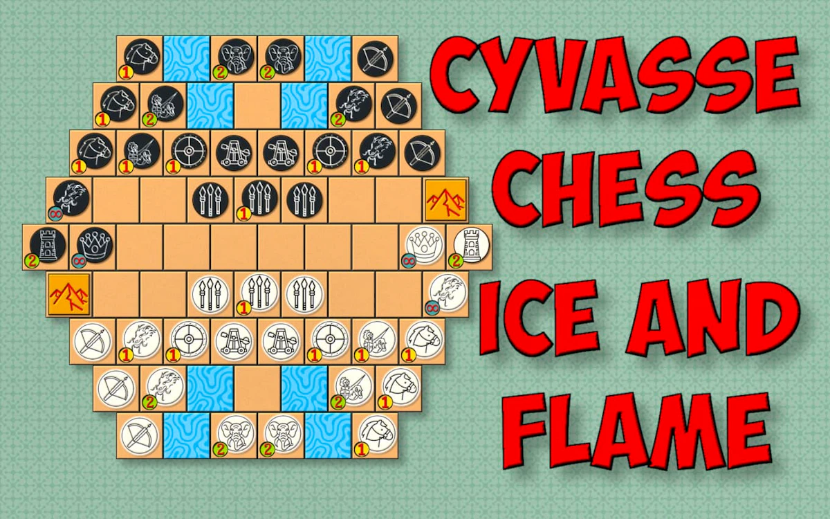 Play Cyvasse Chess Ice and Flame — free online Chess game