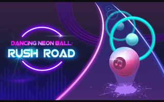 Dancing Neon Ball: Rush Road game cover