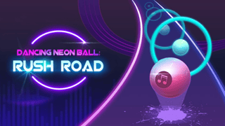 Dancing Neon Ball: Rush Road game cover