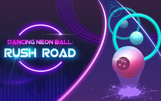 Dancing Neon Ball: Rush Road game cover