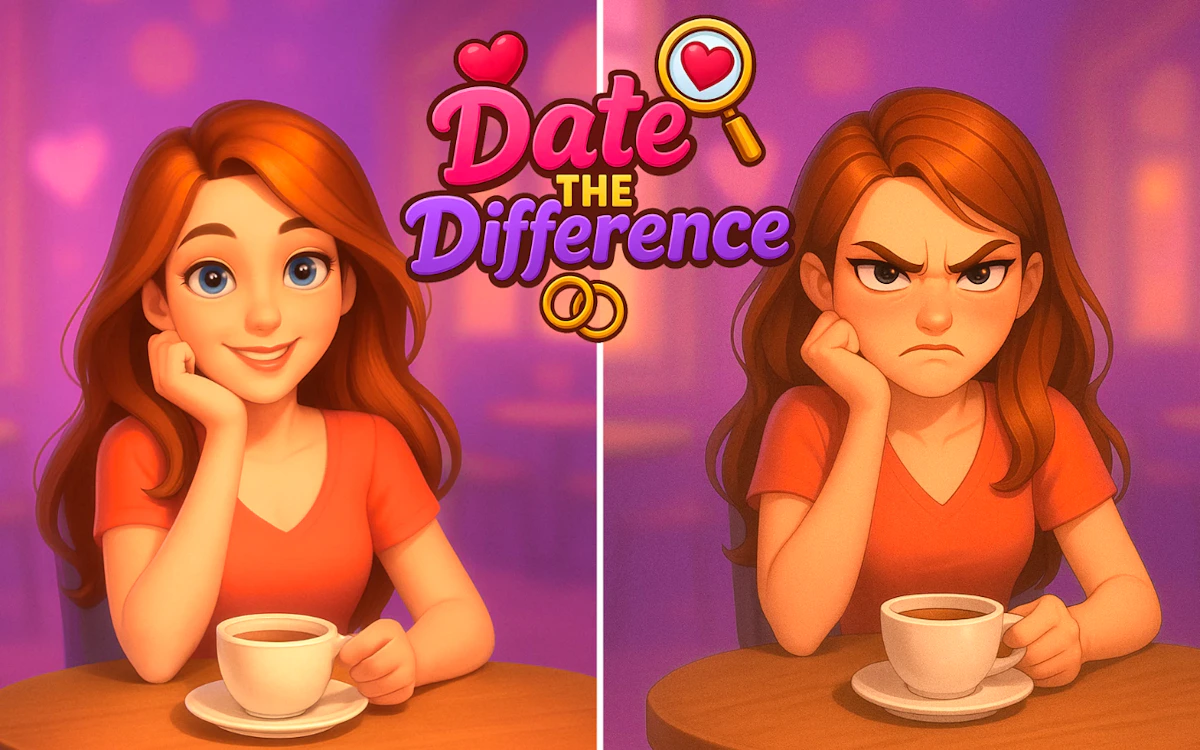 Play Date the Difference — free online Puzzle game