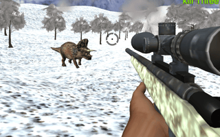 Deadly Dinosaur Hunter Shooter game cover