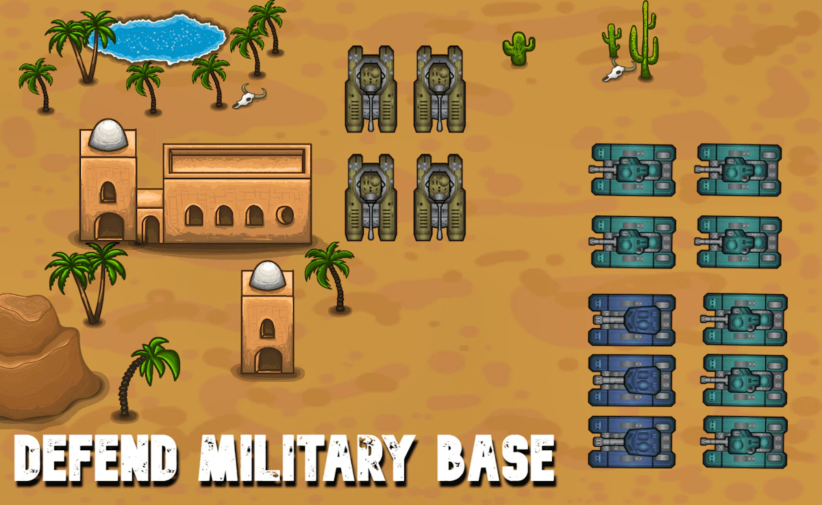 Play Defend Military Base — free online War game