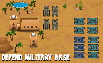 Defend Military Base game