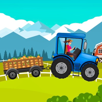 Delivery by Tractor By Gamepix