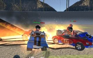 Demolition Cartoon Car Crash Derby game cover