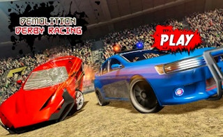 Demolition Derby Racing game cover