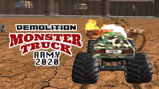 Demolition Monster Truck Army 2020 game cover