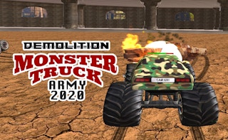 Demolition Monster Truck Army 2020 game cover