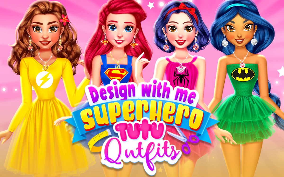 Play Design With Me SuperHero Tutu Outfits — free online Kids game