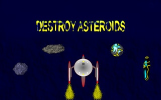 Destroy Asteroids game cover