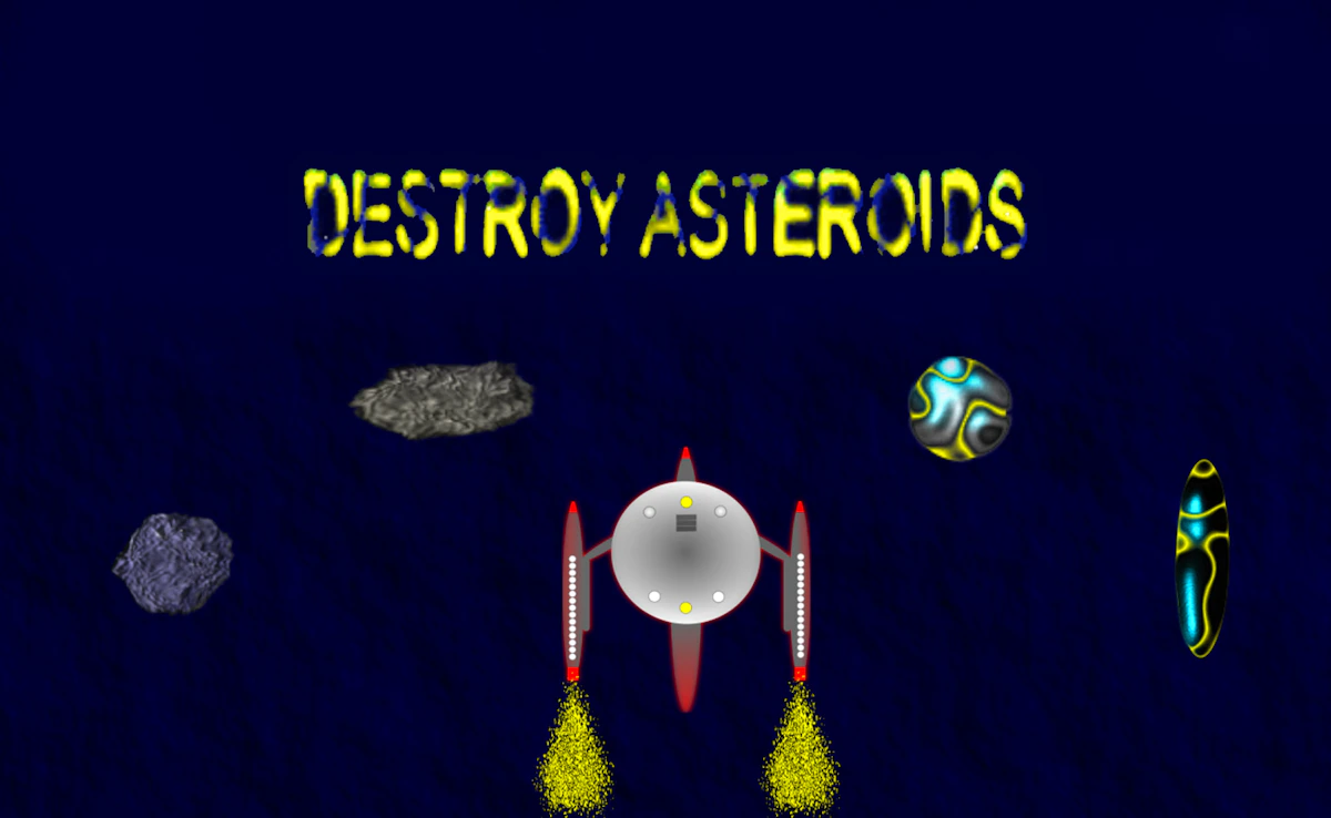 Play Destroy Asteroids — free online Action game