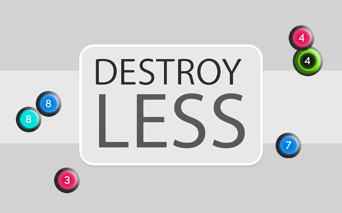 Play Destroy Less — free online Arcade game
