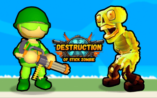 Destruction Of Stick Zombie game cover